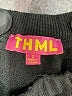 THML Black 3/4 Sleeve Blouse Size S - photo 7