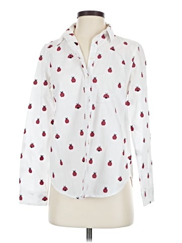 Maeve by Anthropologie Long Sleeve Polo (view 1)