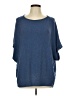 Michael Stars Blue Poncho Size Lg (2) - photo 1