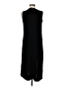 Chico's Solid Black Casual Dress Size M - photo 2