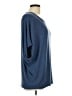 Michael Stars Blue Poncho Size Lg (2) - photo 4