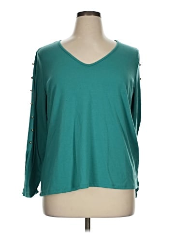 Carmen Carmen Marc Valvo 3/4 Sleeve T-Shirt (view 1)