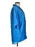 Intro Blue 3/4 Sleeve Button-Down Shirt Size M - photo 4