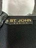 St. John Black Short Sleeve Top Size M - photo 7