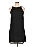 H&M 100% Polyester Solid Black Casual Dress Size 6 - photo 1