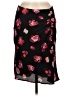 CAbi 100% Polyester Hearts Black Casual Skirt Size M - photo 1