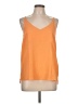 Stella Luce 100% Polyester Orange Sleeveless Top Size L - photo 1