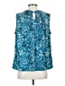 Croft & Barrow Blue Sleeveless Blouse Size S - photo 2
