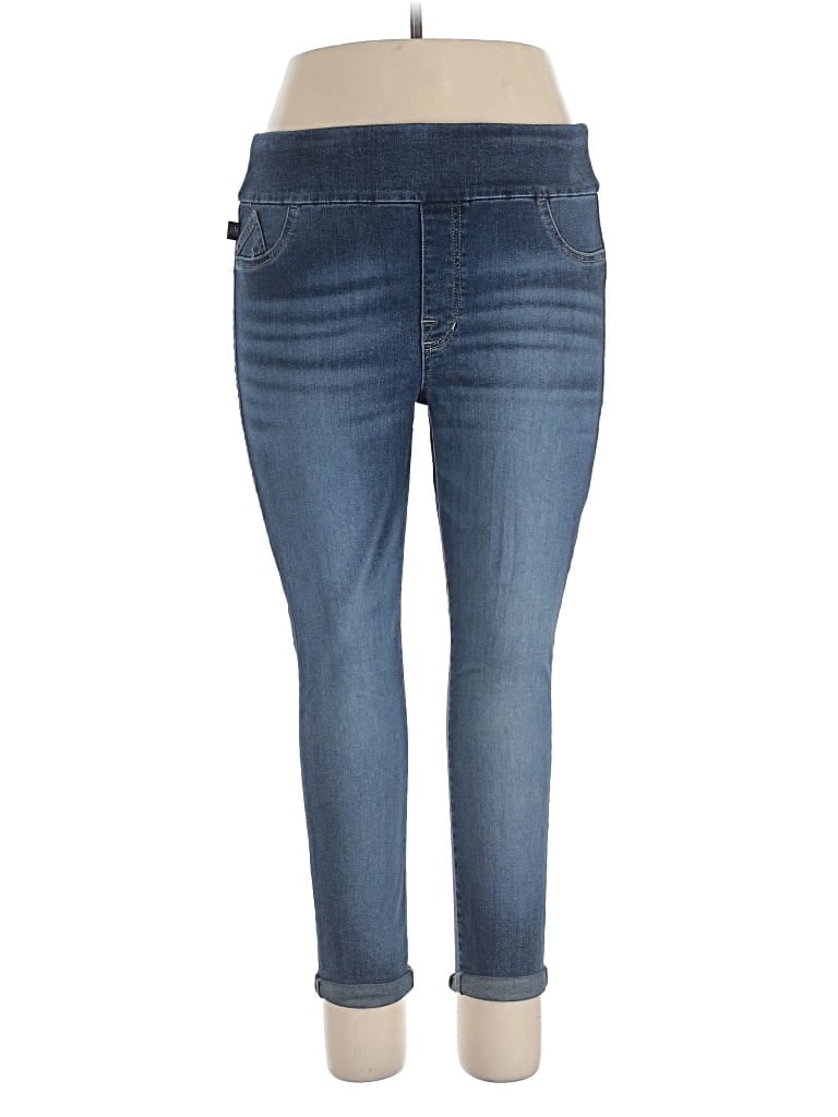 Pre-owned Rock&republic Jeggings In Blue