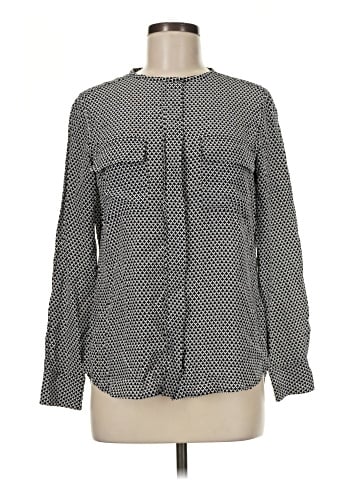 Equipment Long Sleeve Blouse (view 1)