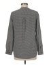 Equipment Houndstooth Gray Long Sleeve Blouse Size M - photo 2