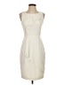 BCBGMAXAZRIA Solid Ivory Cocktail Dress Size 2 - photo 1