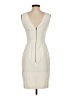 BCBGMAXAZRIA Solid Ivory Cocktail Dress Size 2 - photo 2