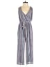 DR2 100% Polyester Stripes Purple Jumpsuit Size XS - photo 1