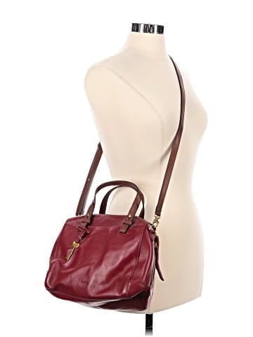 Fossil Leather Satchel (view 2)
