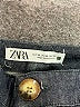 Zara Chevron-herringbone Blue Casual Pants Size 6 - photo 7
