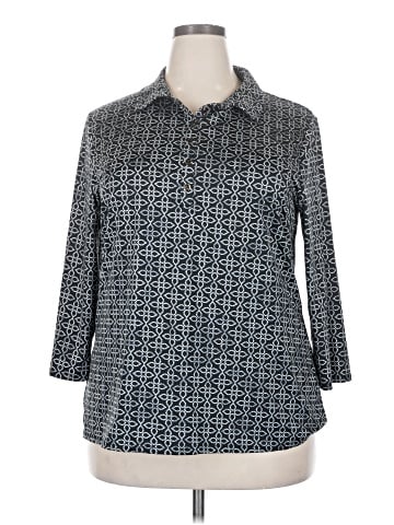 Croft & Barrow 3/4 Sleeve Blouse (view 1)