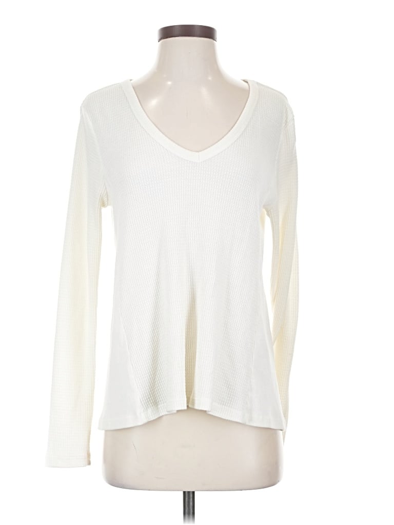 Pre-owned T.la Pullover Sweater In Ivory