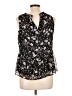 Ann Taylor LOFT 100% Polyester Black Sleeveless Blouse Size M - photo 2