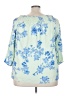 Talbots Blue 3/4 Sleeve Blouse Size 3X Petite - photo 2