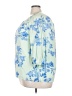 Talbots Blue 3/4 Sleeve Blouse Size 3X Petite - photo 5