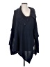 Quinn 100% Acrylic Blue Poncho Size S - photo 1