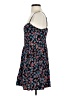 Express 100% Rayon Floral Blue Casual Dress Size S - photo 5