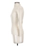 OAK + FORT 100% Polyester Ivory Turtleneck Sweater Size S - photo 5