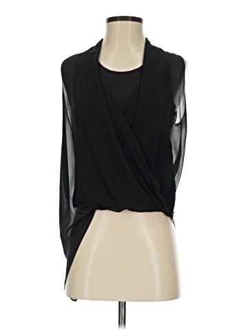 ALLSAINTS Sleeveless Silk Top (view 1)