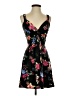 Planet Gold Floral Black Cocktail Dress Size S - photo 1