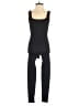 OQQ Solid Black Jumpsuit Size S - photo 1