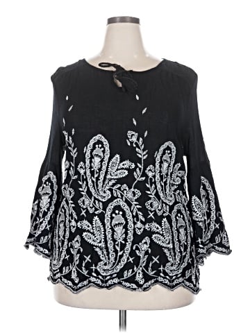 Style&Co Long Sleeve Blouse (view 1)