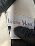 Laura Mae 100% Polyester Ivory Short Sleeve Blouse Size 25 waist - photo 7