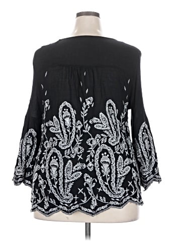 Style&Co Long Sleeve Blouse (view 2)