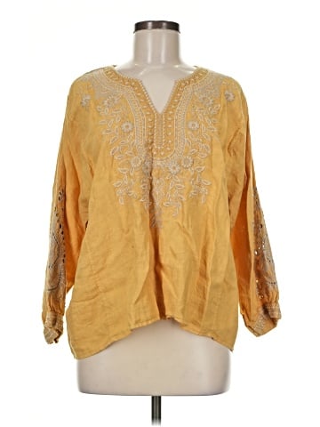 Johnny Was 3/4 Sleeve Blouse (view 1)