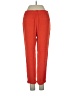 Elevenses Solid Orange Red Casual Pants Size 2 - photo 2