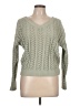 Moon & Madison 100% Polyester Chevron-herringbone Green Pullover Sweater Size L - photo 1