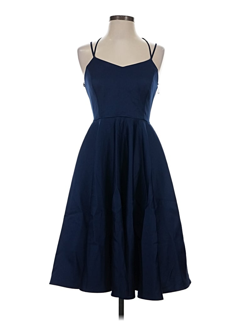 Pre-owned Lulus Cocktail Dress In Blue