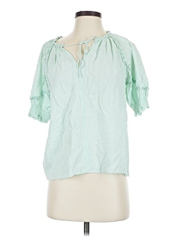 Ann Taylor Factory Short Sleeve Blouse (view 1)