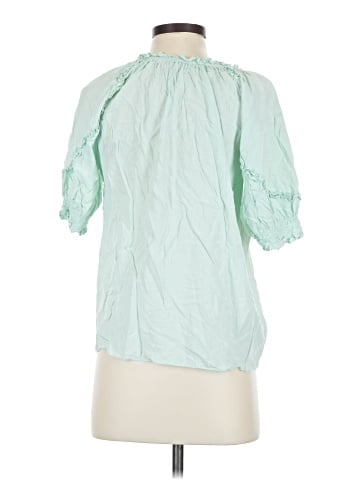 Ann Taylor Factory Short Sleeve Blouse (view 2)