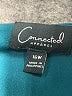 Connected Apparel Color Block Teal Casual Dress Size 16 - photo 7
