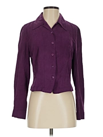 Westbound Long Sleeve Silk Top (view 1)