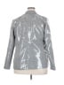 Maurices 100% Polyester Metallic Silver Blazer Size XXL - photo 2