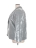 Maurices 100% Polyester Metallic Silver Blazer Size XXL - photo 5