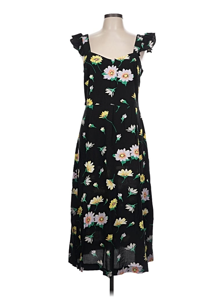 Pre-owned Ann Taylor Loft Casual Dress In Black
