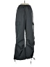 Shein 100% Polyester Solid Gray Cargo Pants Size 2 - photo 1