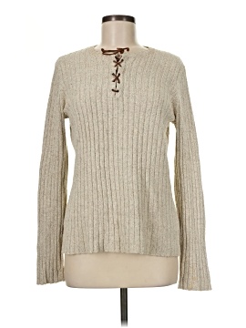 Lauren By Ralph Lauren Silk Pullover Sweater