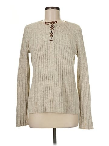 Lauren by Ralph Lauren Silk Pullover Sweater (view 1)
