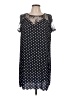 Shein 100% Polyester Polka Dots Black Casual Dress Size 12 - photo 1