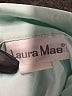 Laura Mae 100% Polyester Teal Short Sleeve Blouse Size 14 - photo 7
